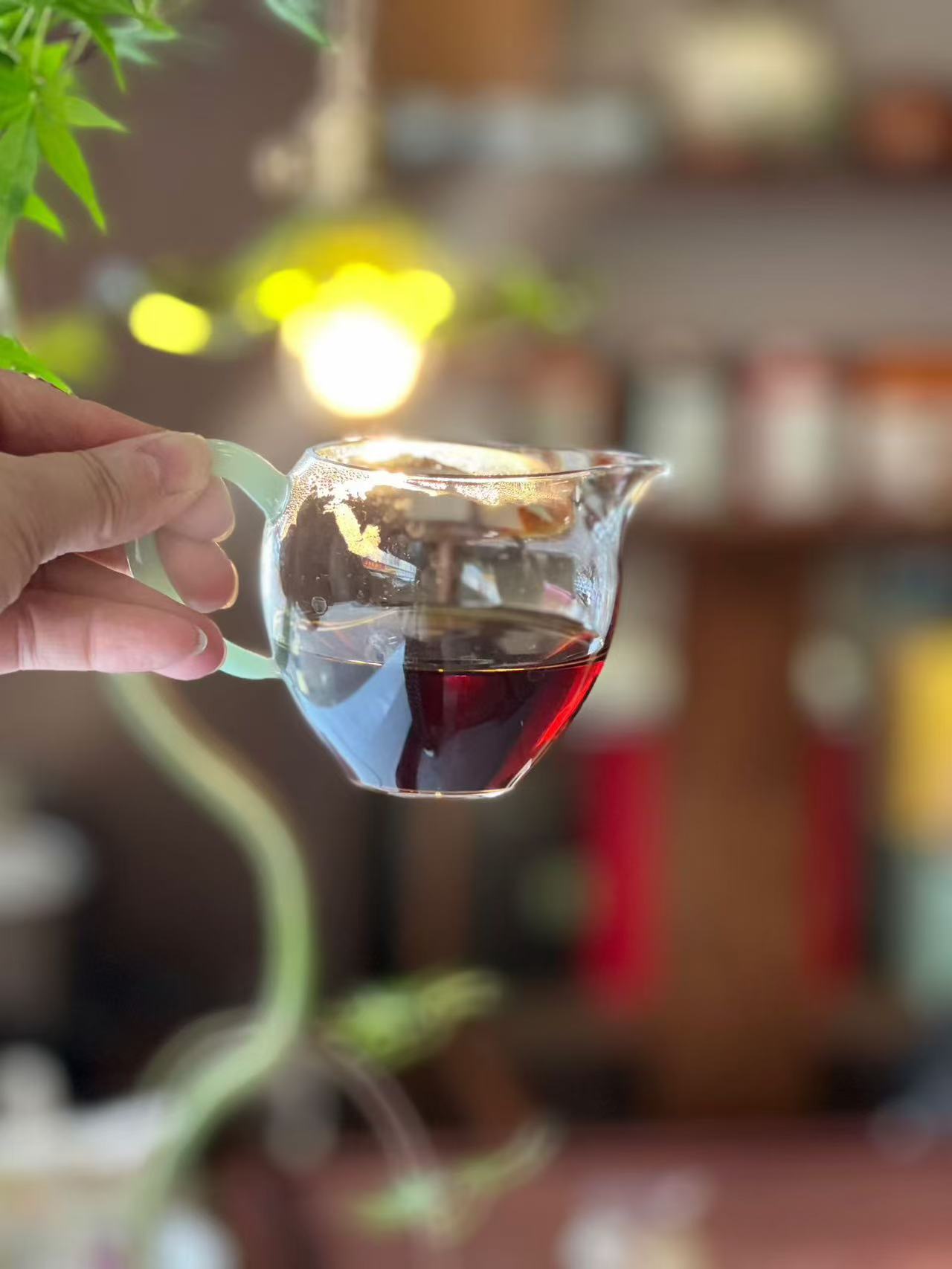 布朗山老茶头(熟普) 茶汤